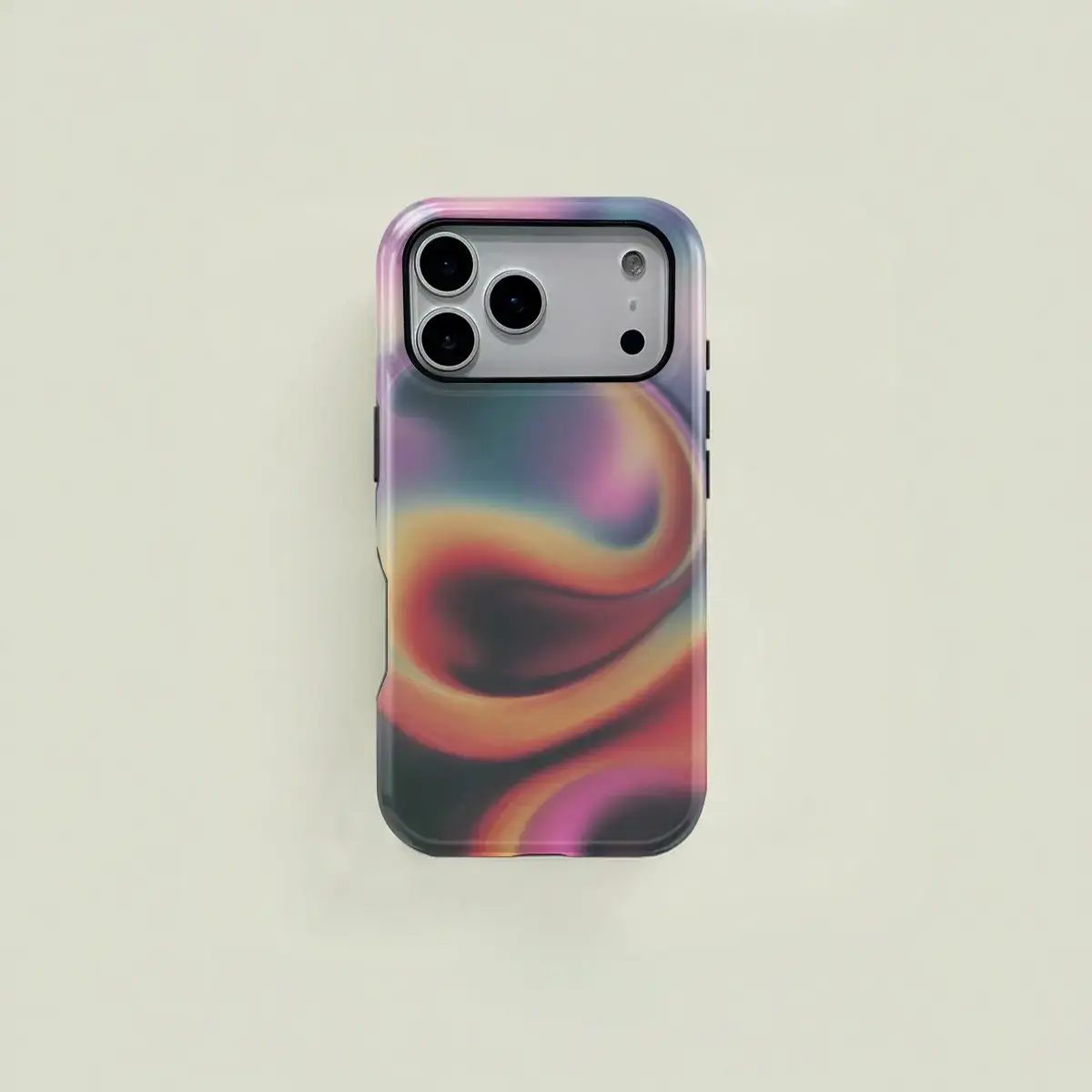 Gradient Fluid Pattern Phone Case, Durable TPU Shockproof Protective Lightweight Fashion Cover Accessories Mobile Phone Casing Protective Cellphone Casing for iPhone 11-17 Pro Max, Compatible with Magsafe, Smartphone Protection Casing Protector