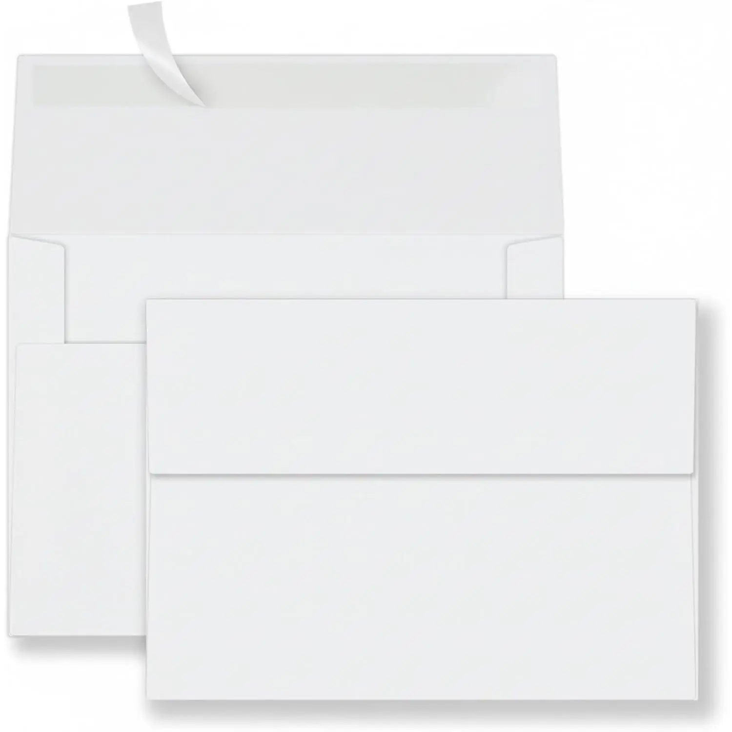 100 Pack A4 & 4x6 White Self-Seal Envelopes for Invitations, Weddings, Baby Shower, Photos, Postcards, Greeting Cards, MailingGift
