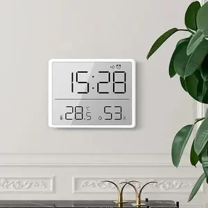Large Screen Digital Temperature Hygrometer Alarm Clock Magnetic Design Desk Decoration Clocks
