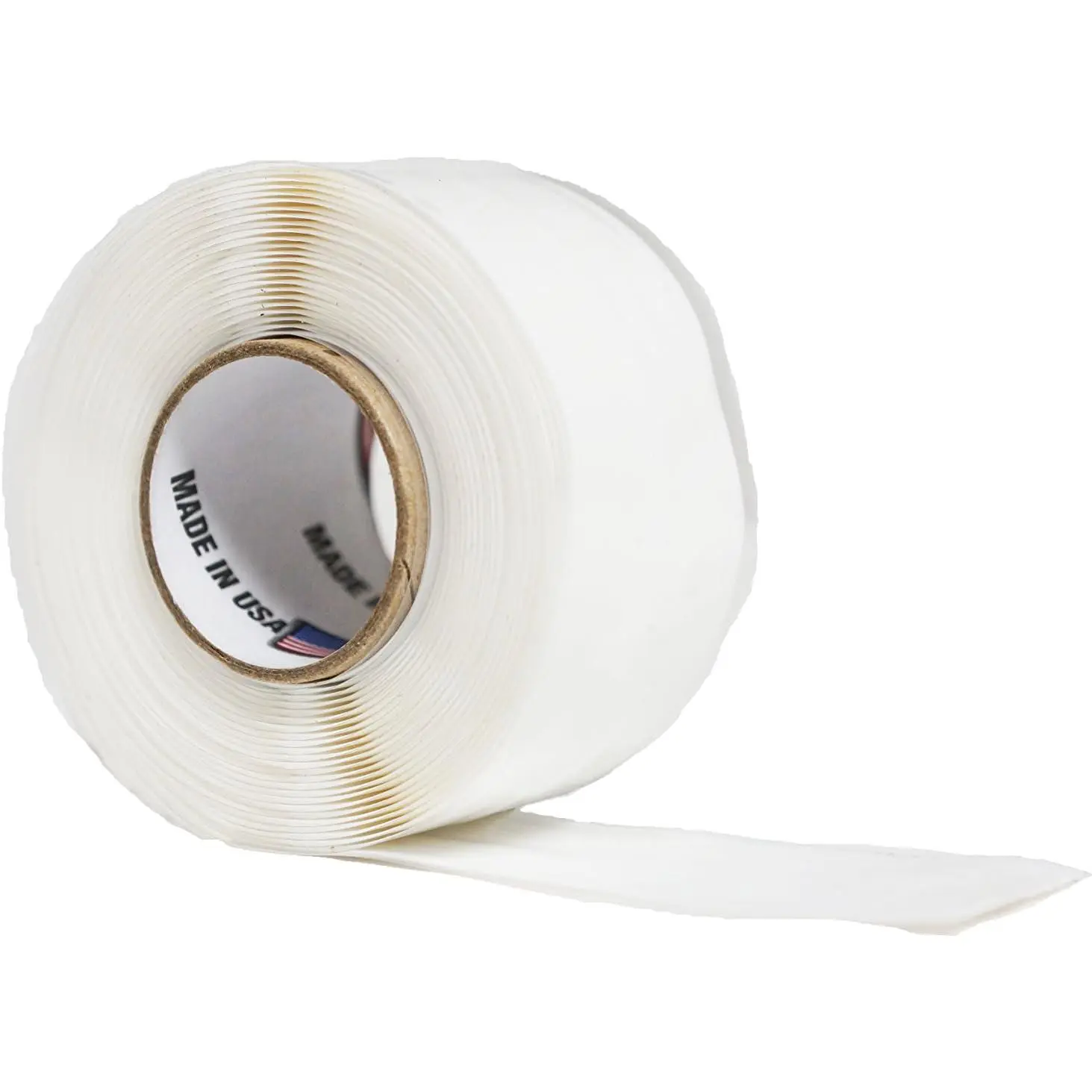 Self-Fusing  Leak Sealing Wrap for Under Sink Drain Pipe - PVC White