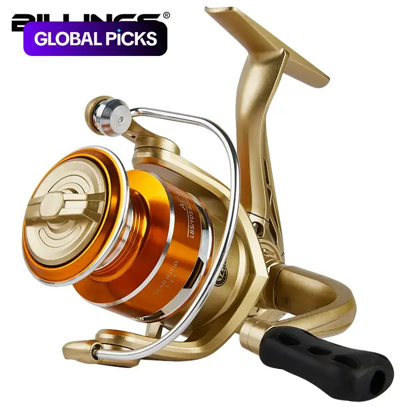 Billings AC 1000-7000 Series Spinning Reel, Fishing Reels, 1 Count, 5.2:1 Gear Ratio, 22lb Max Drag, Durable Metal Spool, Saltwater Ready Reel, for Freshwater & Saltwater Fishing, Fishing Tackle, Fishing Equipment, Fishing Tools