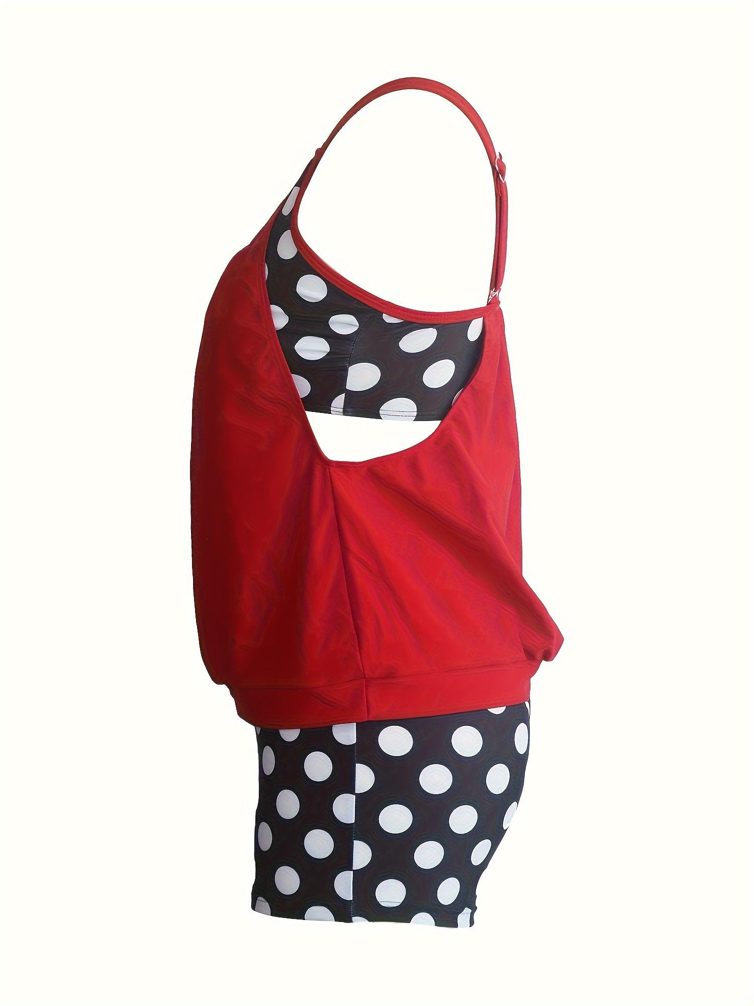 Flattering Tummy Control Racerback Tankini with Boy Shorts - Ideal for Beach Days, Pool Parties & Family Vacations |   2026 New Arrival Plus Size Swimwear That Hides Tummy, Family Approved Swim, Abercrombie Bikini Inspired Bathing Suits for Women cute