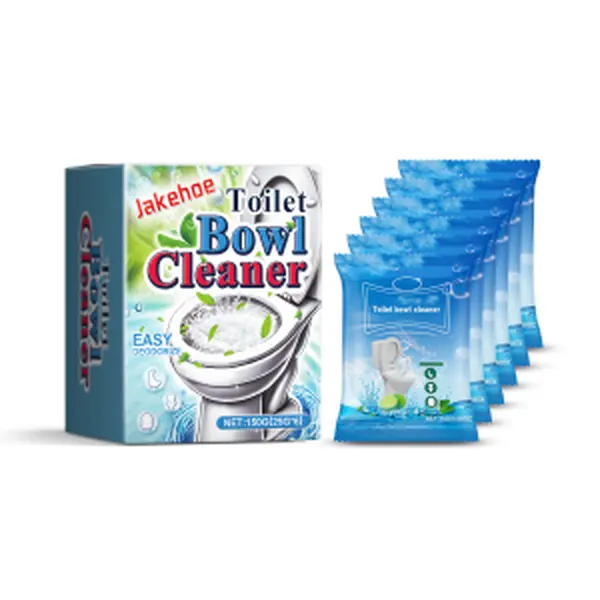 Jakehoe Foaming Toilet Cleaning Powder Household Toilet Stain Remover Toilet Cleaner for Stubborn Stains and Water Scale