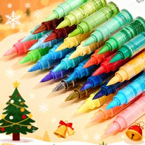 liquid acrylic marker pen (9 counts/set), soft head marker pens, colorful graffiti painting coloring pen for student, crafts art drawing supplies