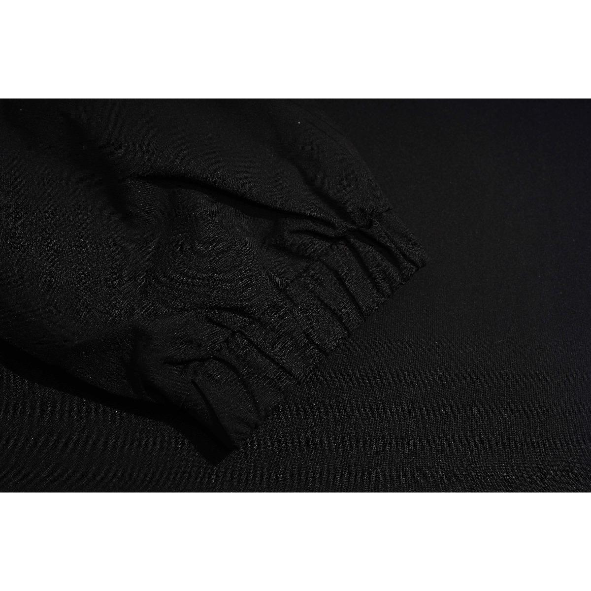 Greenish TCH trendy star studded black hooded casual jacket for both men and women, 2026 spring/summer