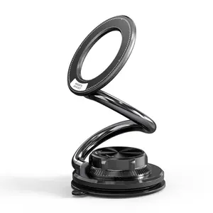 2026New Magnetic Vacuum Phone Holder, 360 Rotatable Suction Mount for Car Dashboard, Desktop  Navigation