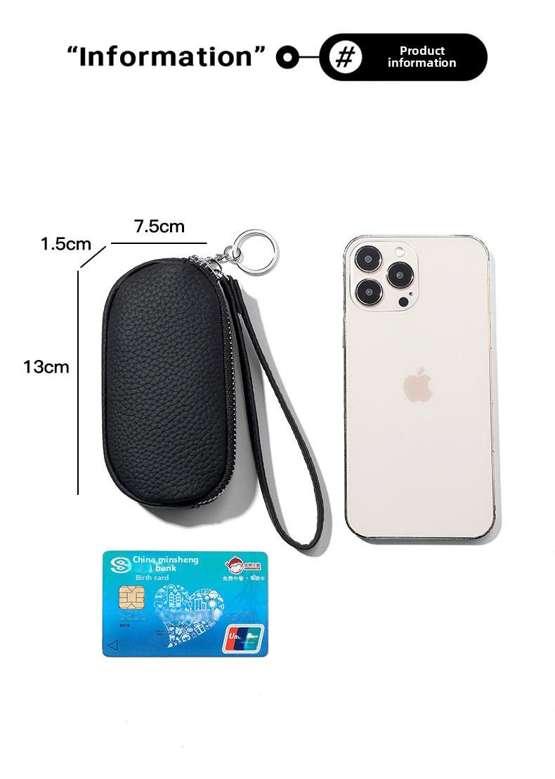 Mini Handheld Clutch for Women Double Zipper Coin Purse with Multiple Card Slots Small Portable Wallet for Coins Cash & Essentials Everyday Use