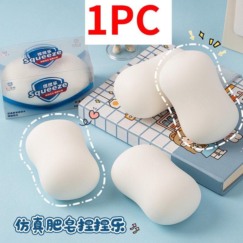 Dumpling Squishy Cheese Toy Ornaments Simulation Cheese Butter Squeeze Ball Fidget Toy Stress Relieve Slow Rebound Relief Soap