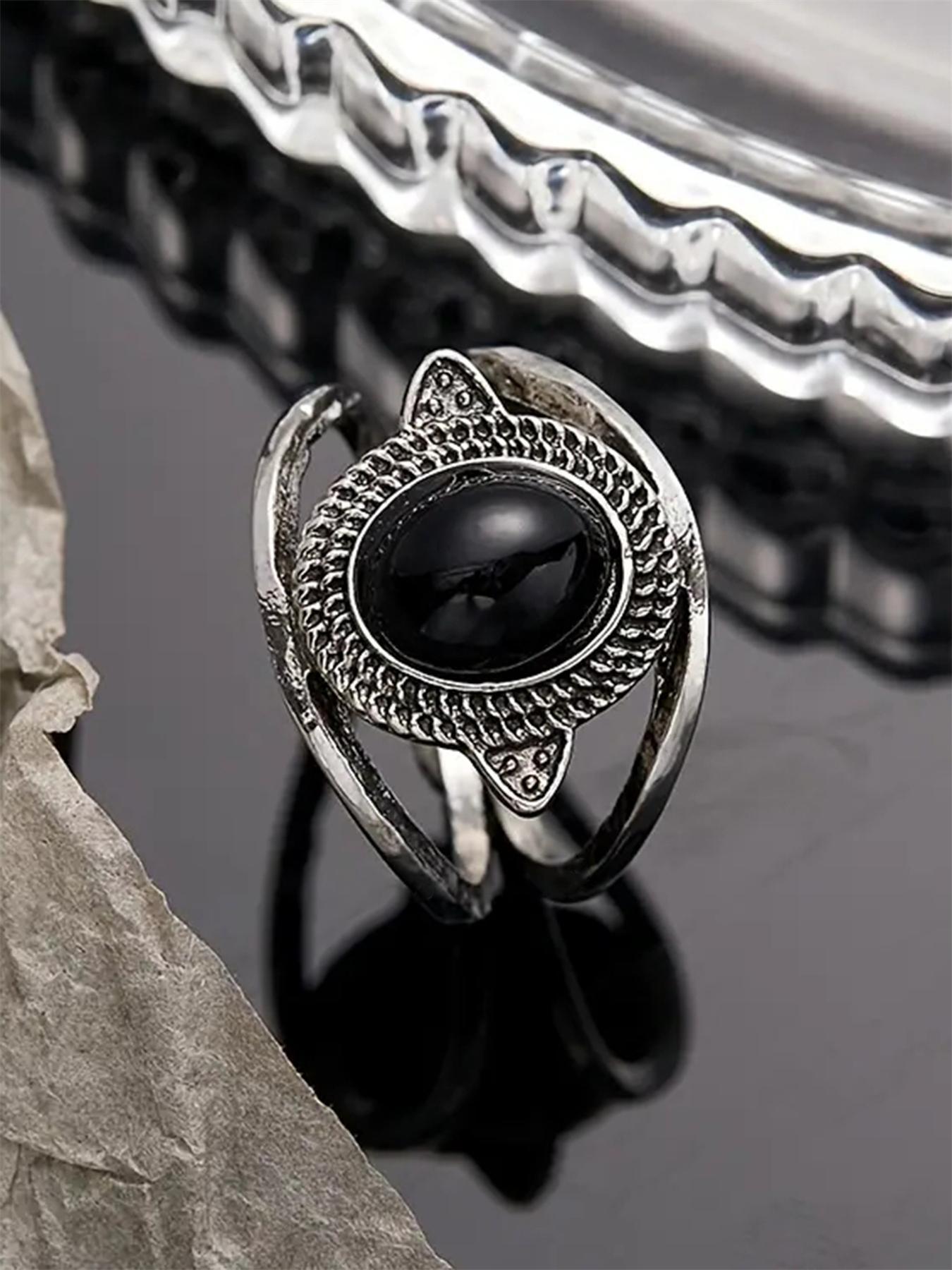 S925 Sterling Silver Vintage, Fashion Accessories for Women & Girls, Trendy All-match & Exquisite Jewelry Elegant Ring for Birthday Gift Wedding Ring