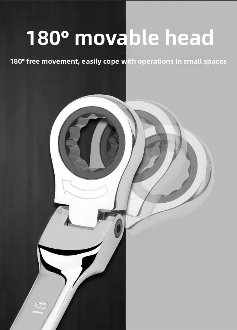 VEVOR Cordless Wrench Set 16 Piece Power Tool Electric Wrench Set with Ratchet Head Battery Operated for Home Repair and DIY Projects Toolbox Hand Metal Capacity Large spanner Multi-Purpose