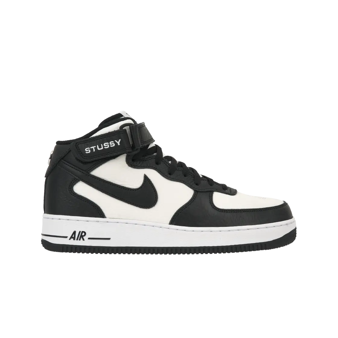 Stussy x Nike Air Force 1 Mid 'Black White' DJ7840-002