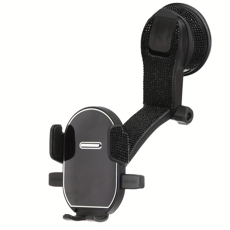 2025 New Car Phone Holder, Upgraded with Rhinestone Inlay Craftsmanship, Adjustable Horizontal and Vertical Phone Holder for Car Dashboard, Does Not Block View, Compatible with All Phones, Ideal Gift Choice Adjustable Folding Magnetic Phone Holder