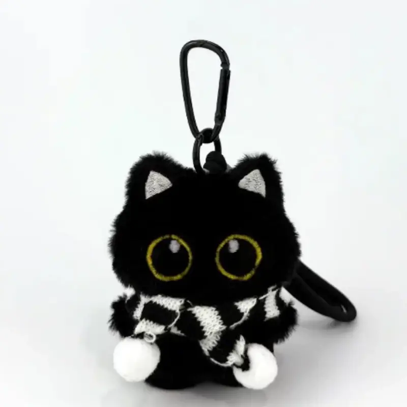 Cute Plush Keychain Toy for Kids, Cat Theme Accessory for Handbags Wallets Backpacks, Versatile Cartoon Charm Gift, Keychain Bag Pendant, Keychain Decor, Cute Keychains #GLOBAL PICKS