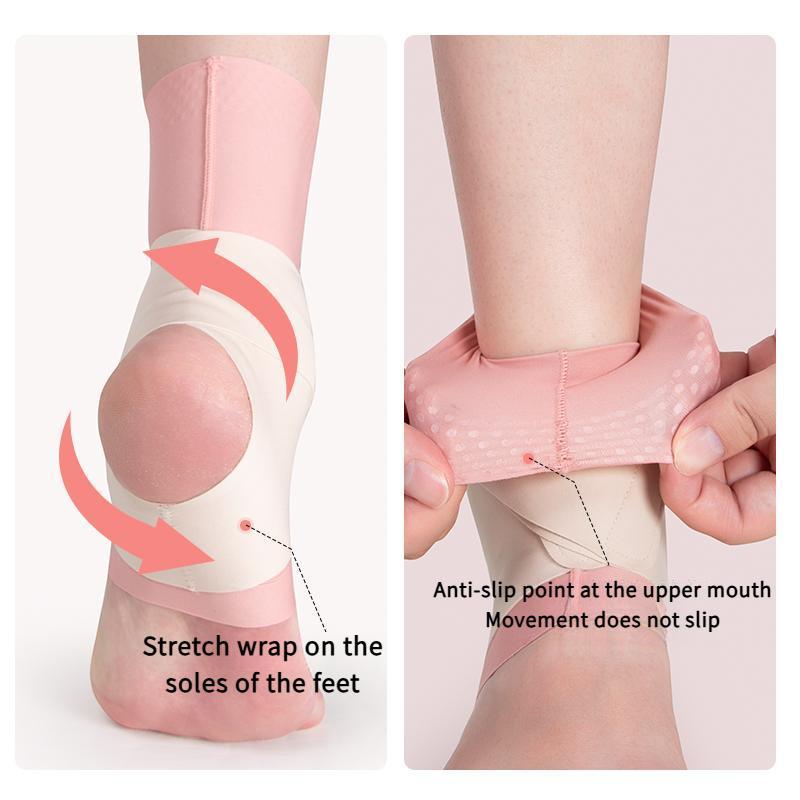 Ankle Protector, Plantar Ankle Support, Ankle Compression Sleeve With Straps, Suitable For Running, Exercising