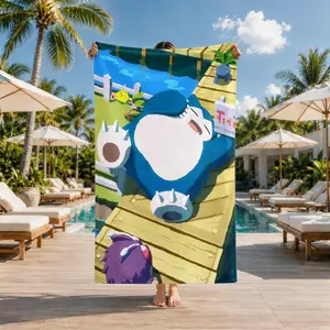 Kabutops Theme Beach Towel, Quick-Dry Super Soft Polyester, Multi-Use Yoga Travel Swim Camping, Large Size, Best Gift