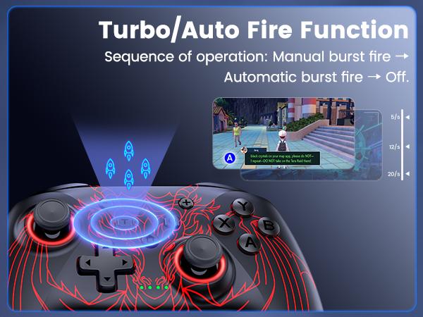 Wireless PC Controller, 1000Hz Polling Rate, Hall Effect Joysticks & Triggers, Controller for PC/Switch 2/Switch/Android/IOS, 1000mAh Battery, with 7 Light Modes/Paddle/Turbo/Motion/Charging Dock