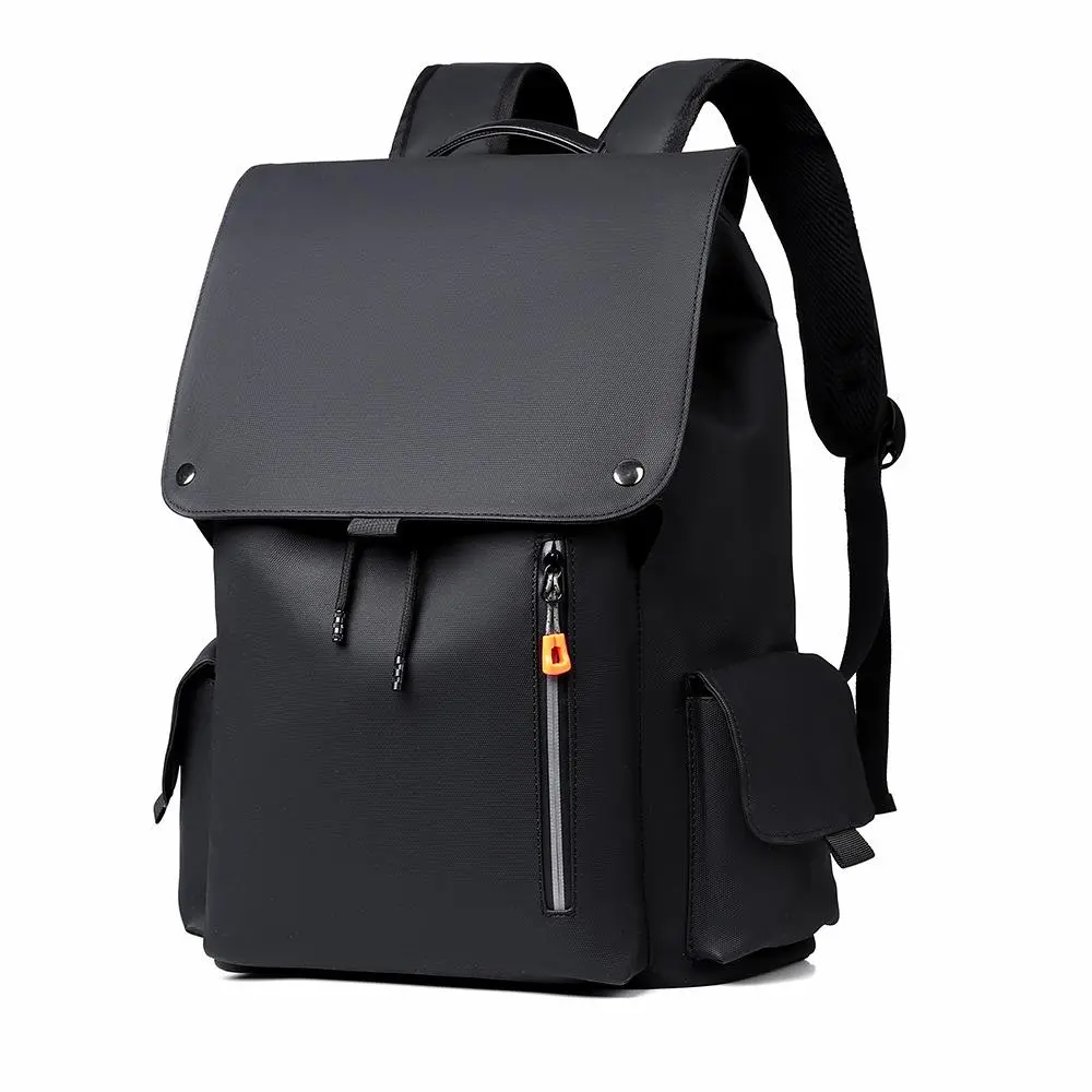 Minimalist Plain Nylon Backpack with a Basic Look, Casual Large-Capacity Waterproof Bag for Students, Travel & School, School Backpack, Adults, Backpackbag
