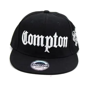2026 Hot-Selling European and American Compton Snapback Embroidered Hip-Hop Baseball Cap for Men and Women, Flat Brim Sunshade Street Dance Hat