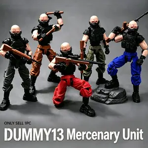 Dummy13 Action Figure, DIY Movable Soldier Model, Collectible Desk Display, Flexible Joint Tactical Soldier, Military Hobby Gift