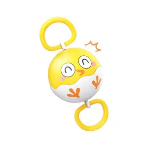 New Glowing Pull String Ball Toy, Whistle Trigger, Promotes Hand-Eye Coordination, Educational Design, Retro Style, Fun Kids' Toy