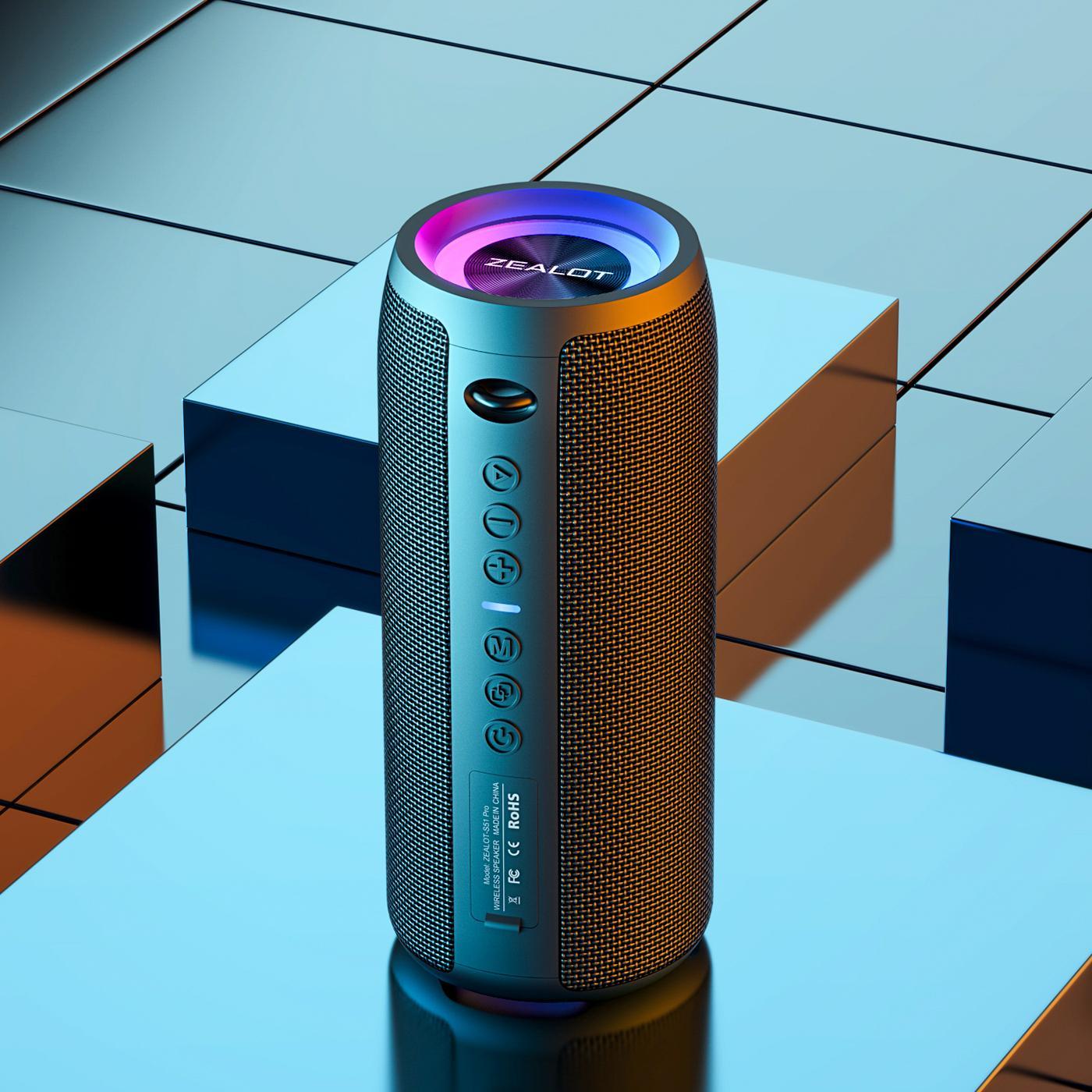 ZEALOT S51Pro Wireless Speaker, 40W Portable Wireless Speaker