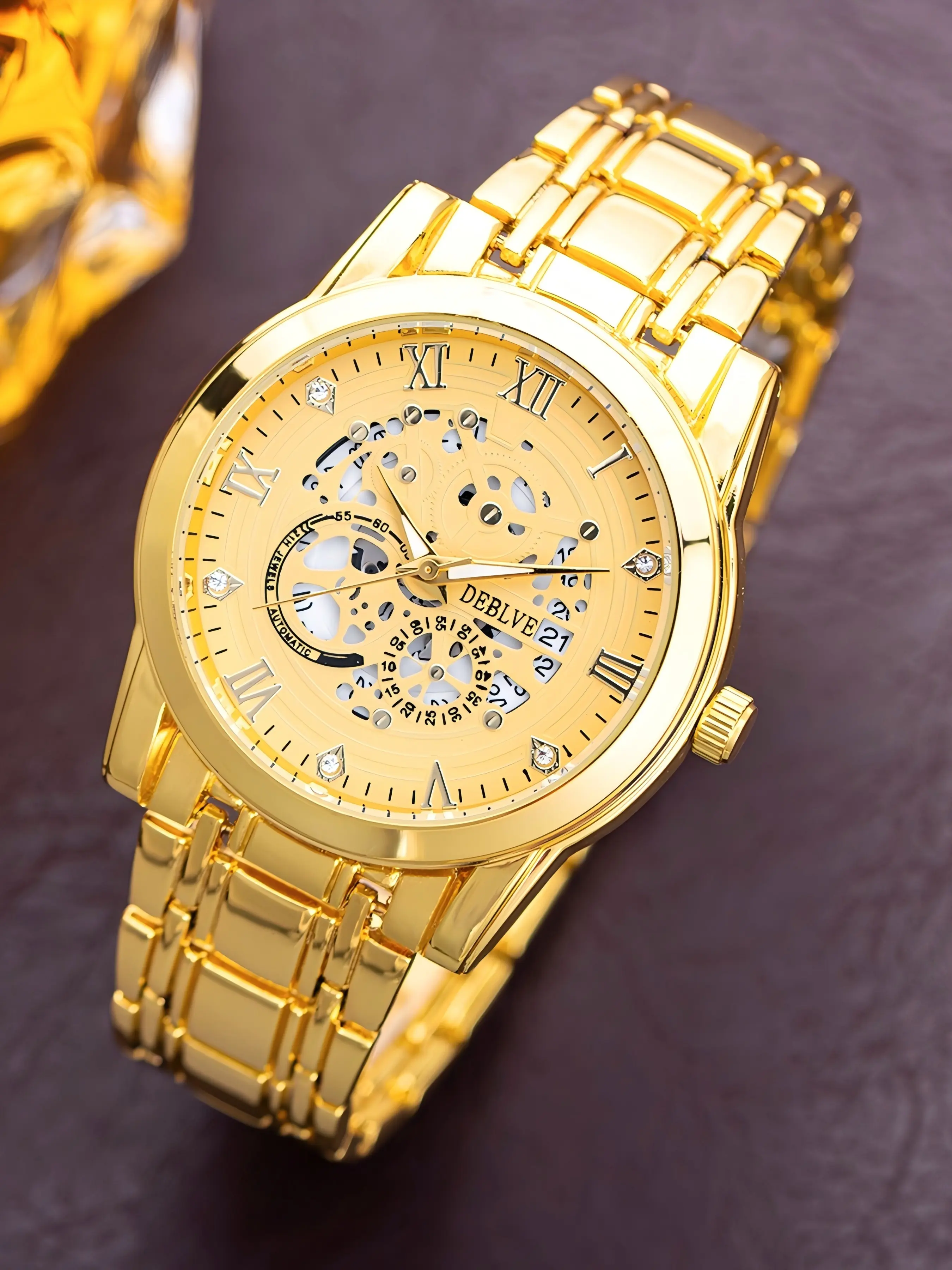 Men's Business Quartz Watch with Calendar Display, Luminous Hands, Ideal for Office and Daily Wear, Perfect Gift for Holidays