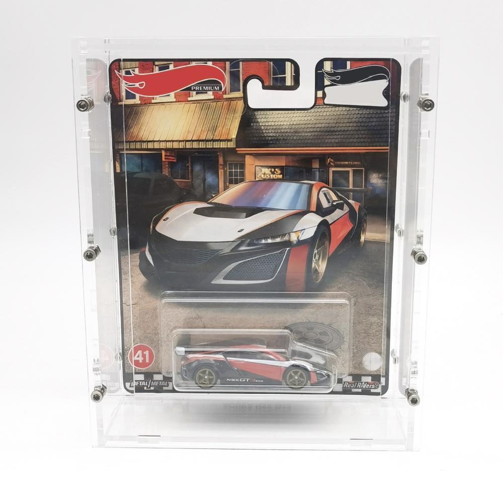 Bob 1/64 Model Car Display Case (without cars in pictures) For Hotwheels Acrylic Transparent High Grade Screw Fixed Display Box