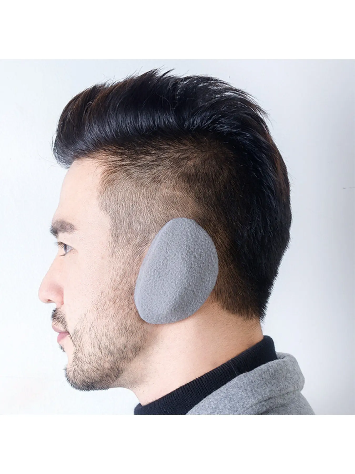 Small niche split single ear earmuffs for women, fleece warm ear bags, non pressure hairstyle independent earmuffs for men and women, Ear Warmers