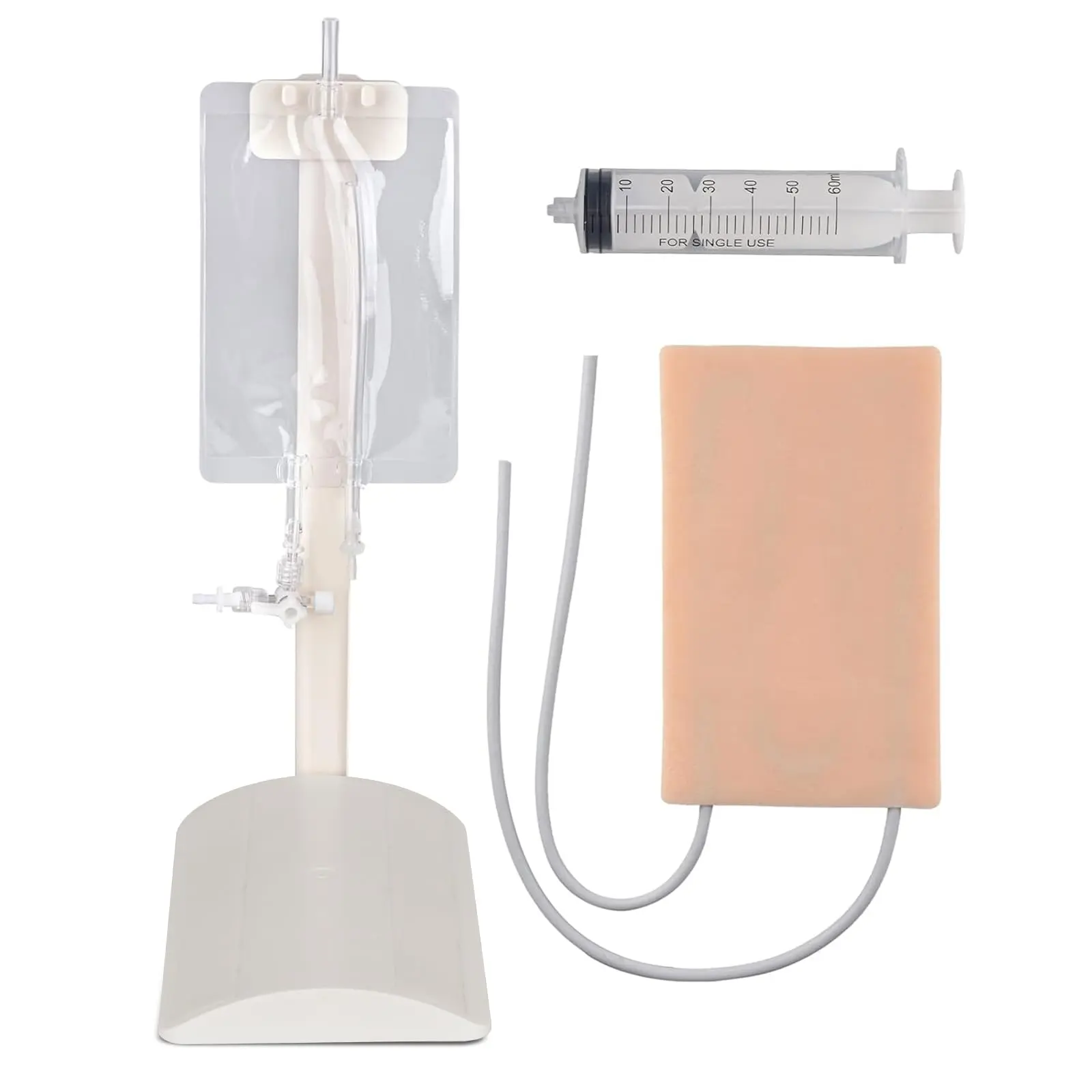 Medarchitect Portable Practice Training Tool, Including Simulation Pad and Access Modules, for Fluid Pathway and Placement Procedure Training
