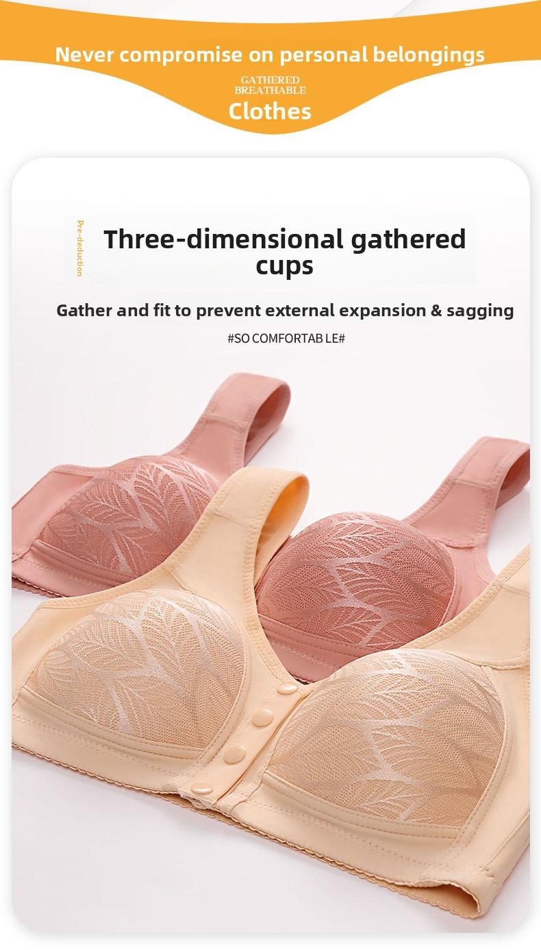 All Day Comfort Plus Size Cami Bra (5PCS) - Front Closure Wireless Push Up, Ultra Soft Breathable Fabric with Side Support & Lightweight Lift for Women -RR