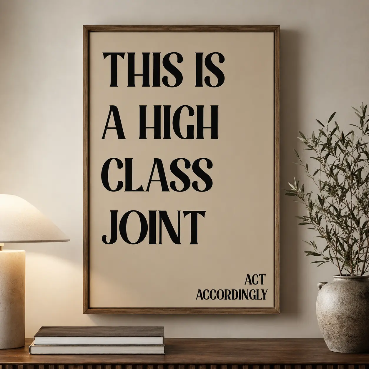 1Pc This is a High Class Artistic Joint Canvas Poster, Funny Print Design Wall Art, Bedroom Decor, Artwork Wall Painting For Gift, Wall Picture for Living Room, Bedroom, Dining Room, Dorm, Bathroom, Home and Office Wall Decor, Decoration