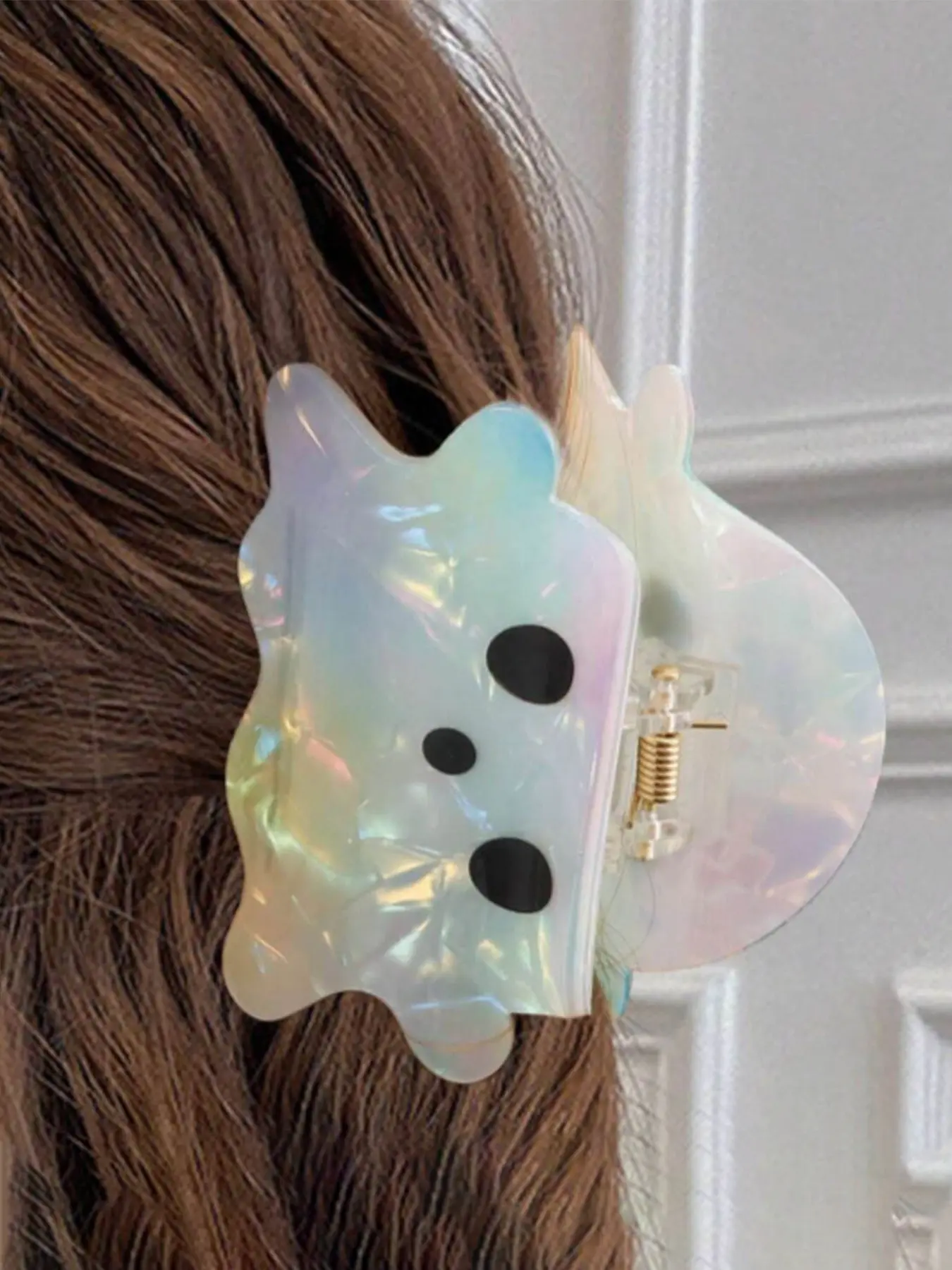 2026 New Arrival Halloween Limited Edition,Halloween Themed Hair Claws, Cute Cartoon Ghost Pattern Hair Claws, Fashion Hair Accessories for Women & Girls, Halloween Party Decorations,Trick or Treat,Horror & Thriller, Funny Party , Dark Gothic Style