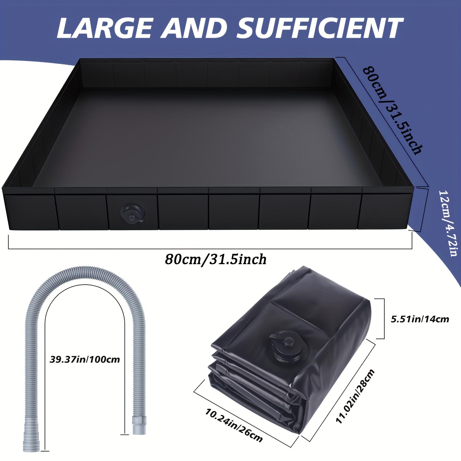 Foldable portable shower tray, camping outdoor shower room, fishing storage basin, collapsible shower pool, RV outdoor shower base, camping shower tent, pet bathing