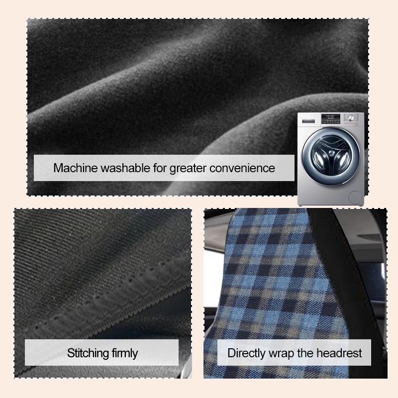Checkered Pattern Car Seat Cover, Durable Polyester Car Seat Protector, Universal Seat Protectors for Cars, Suvs, Sedans, Truck Cushion Protector