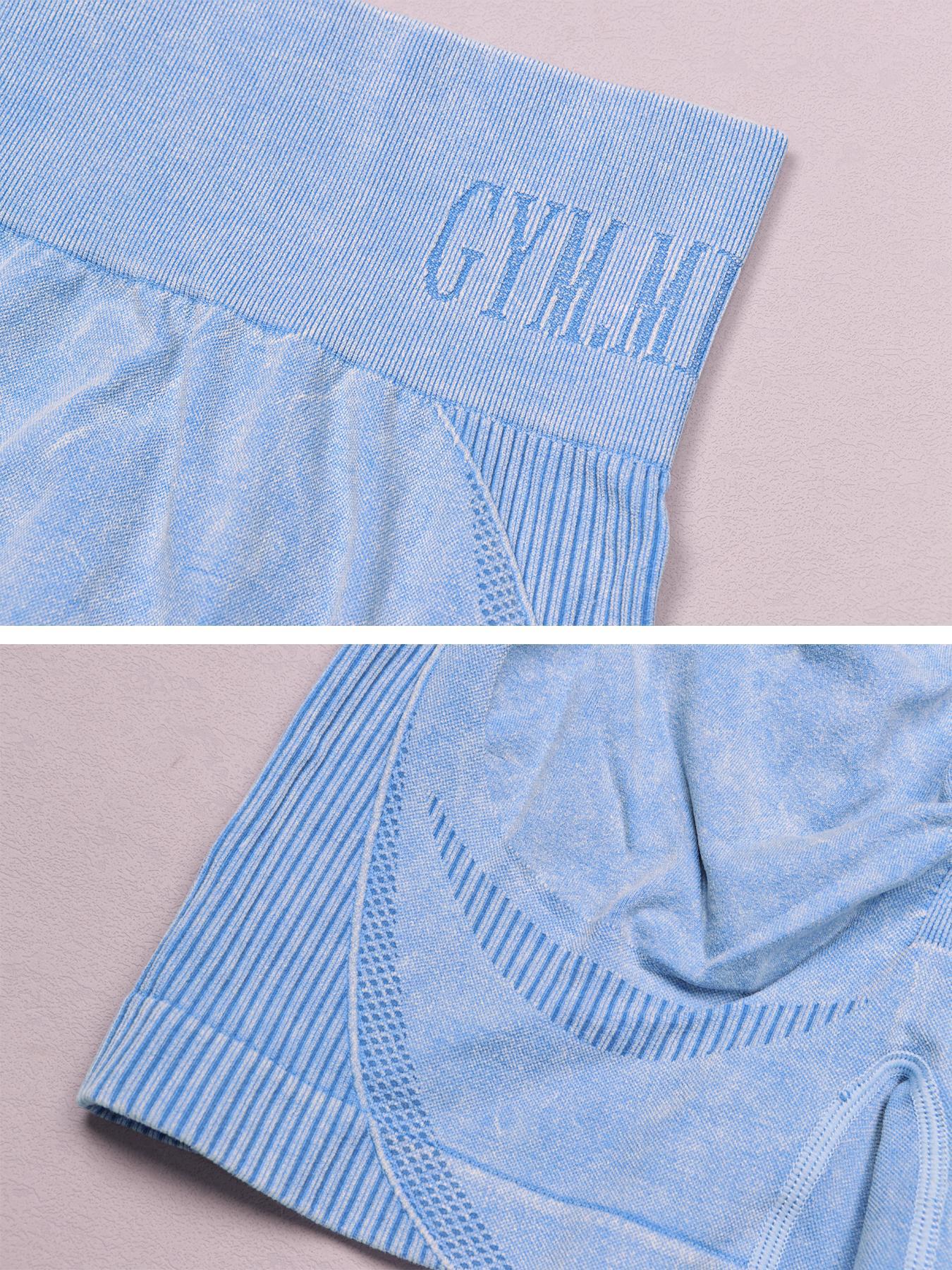 Women's Letter Print Seamless Sports Shorts, High Stretch Breathable Comfortable Skinny Shorts, Ladies Sportswear for Indoor Outdoor Wear