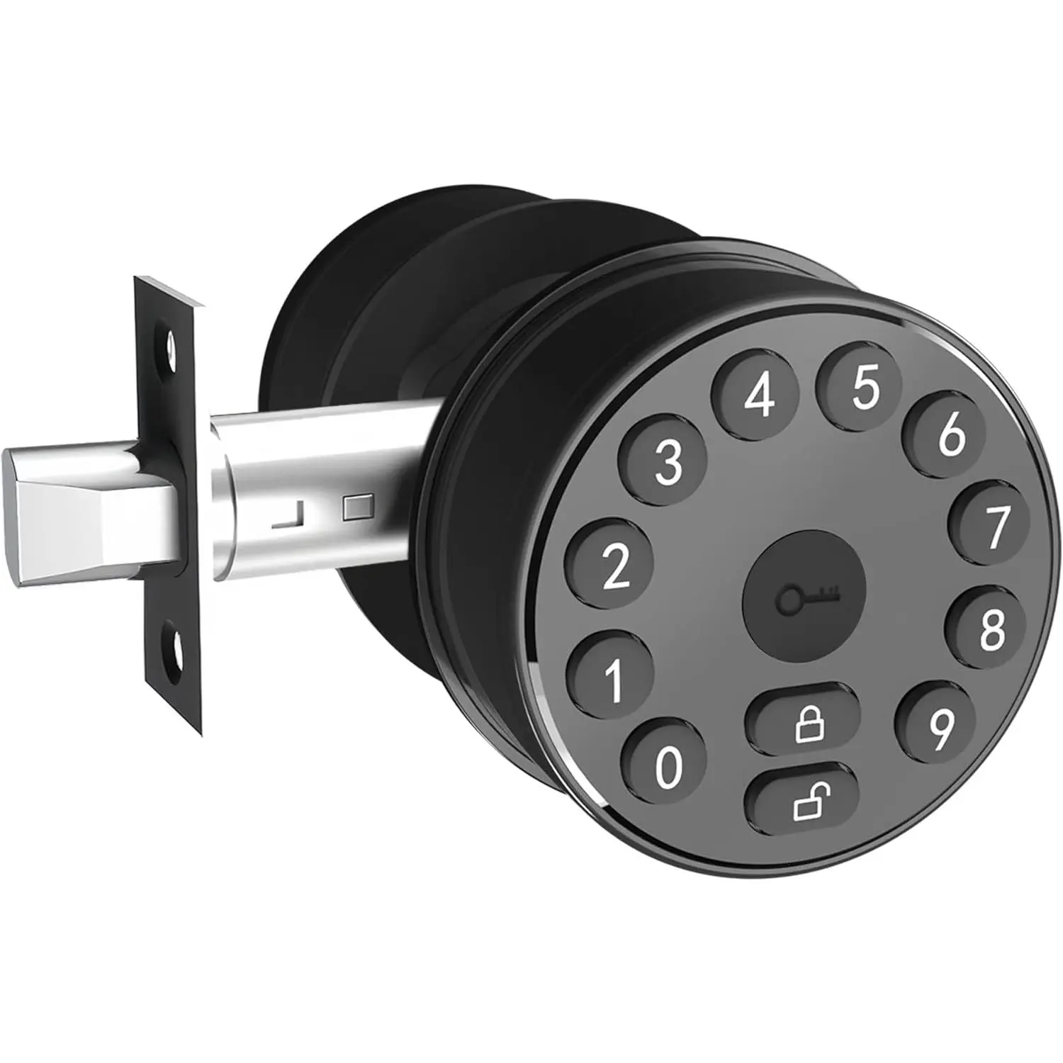 Deadbolt Door Lock, Keyless Entry Door Knob with Keypad, Digital  Door Knob, Auto-Lock,100 Codes, Low  Alert, Easy Installation for Front Door, , Office, Apartment.