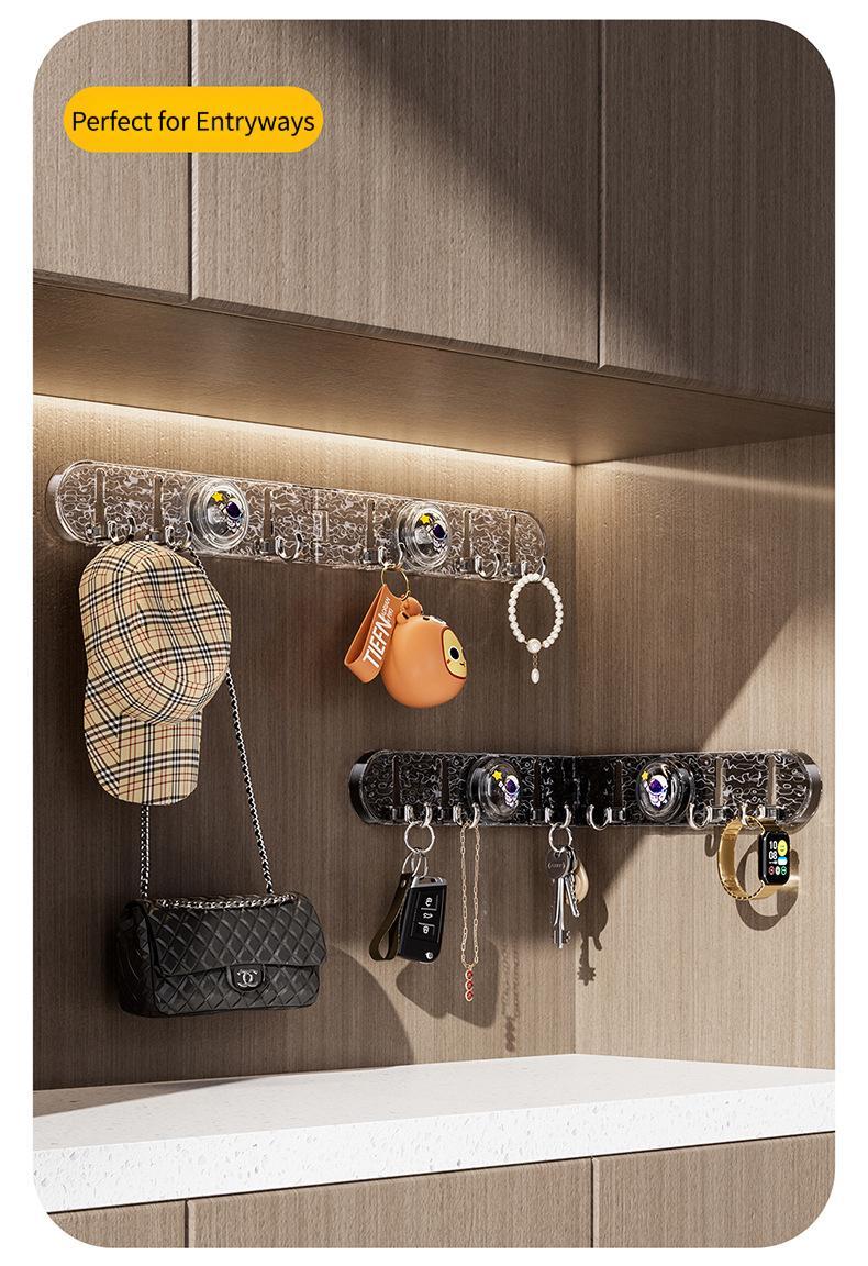 Multi-Scene Foldable Suction Hooks - Corner Design & Hidden Storage Solution