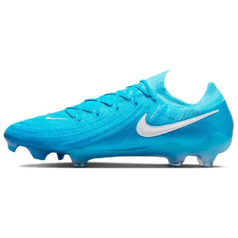 Nike Phantom GX 2 Elite Men's Soccer Cleats - Blue & House White, Control-Focused, Upper with Secure Lacing, Comfortable & Versatile Official Maison Mihara Shoes