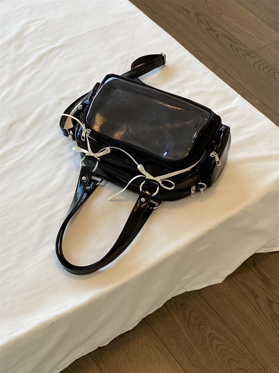 Anime Two-Dimension Japanese Uniform Bag Jk Shoulder Bag Large Capacity Crossbody Versatile Badge Display Bag Doll Itabag Purse