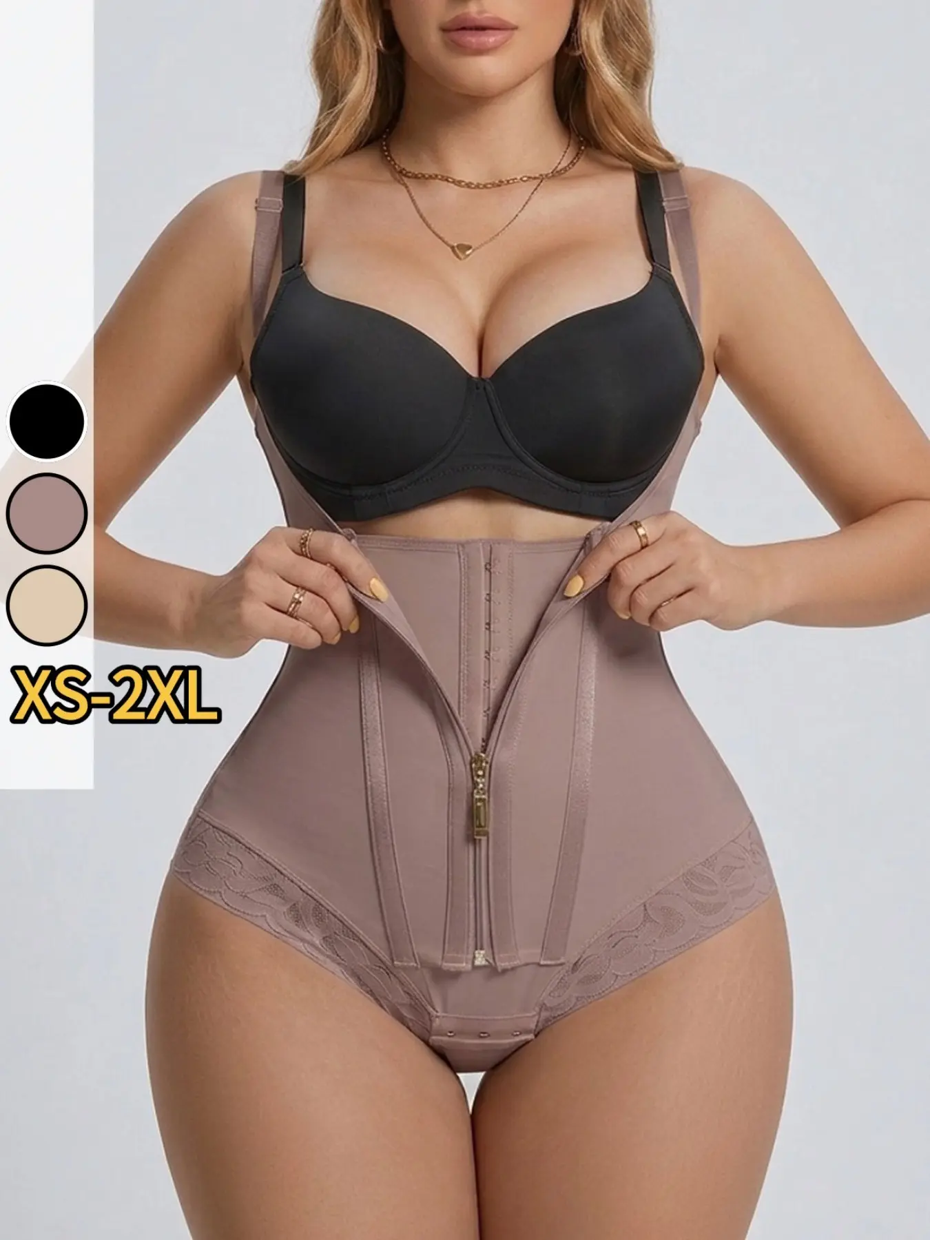 Women's Fajas Colombianas Shapewear Tummy Control Body Shaper Girdles Post Surgery Compression Garmen，New and Improved Women's Shaping Underwear