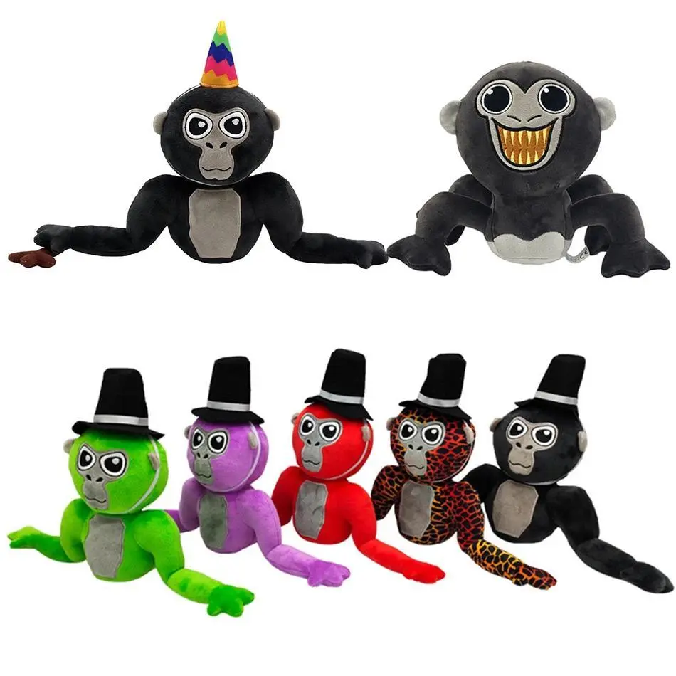 Hot Selling Gorilla Tag Monke Plush Toy Cute Soft Stuffed Cartoon Anime Home Decoration Dolls Kawaii Pillow Birthday Gift