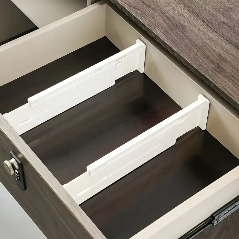 6-Piece Drawer Divider Set, Adjustable Clothing Organizer, Stretchable Shelf Dividers, Closet Storage Organizer, Ideal for Closet, Bedroom, Bathroom, Kitchen