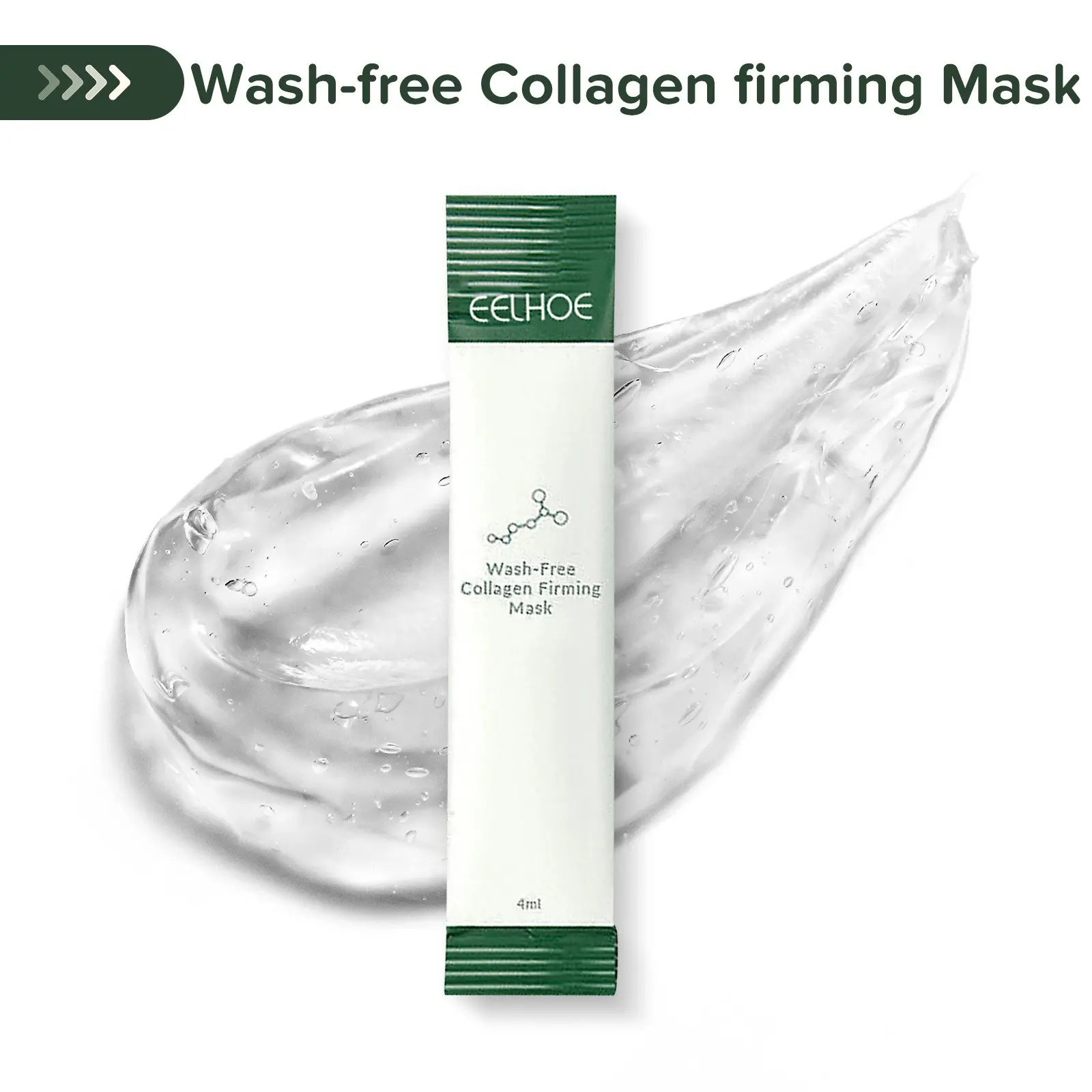 Eelhoe Night Gel Mask, Wrinkle Reduction, No Rinse, Firming Skin, Hydrating Moisturizer, Evening Cream, Face Mask