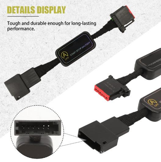 Automatic start-stop eliminator.Model A start-stop eliminator with rocker switch, automotive accessory