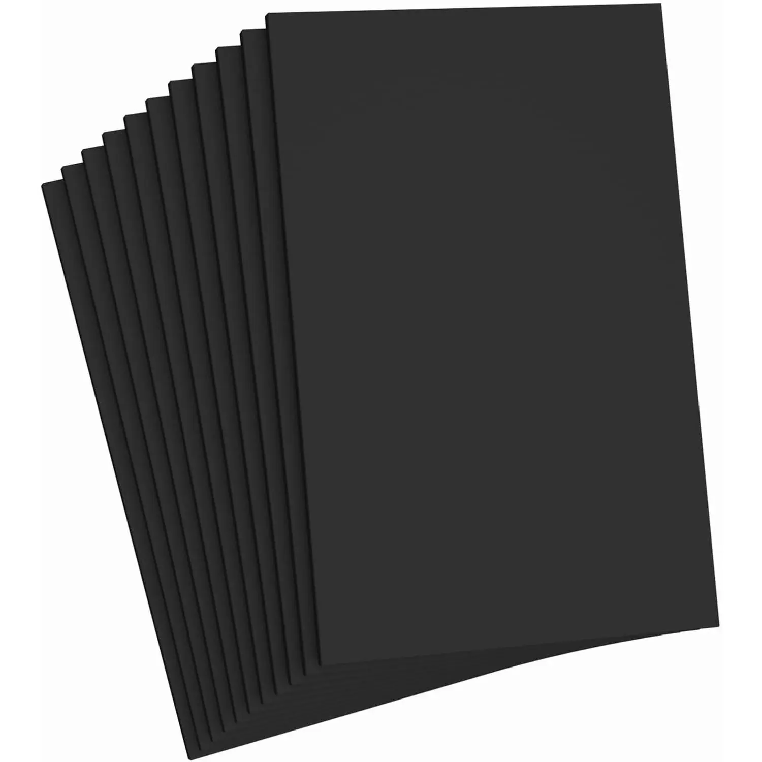 Black Foam Sheets, 8.5x5.5 Inch EVA Craft Foam Paper for Crafts Projects Classroom Scrapbook DIY Cosplay (Black-10 Sheets)