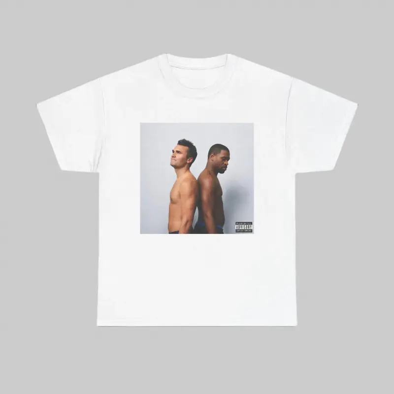[100% Soft Cotton] Unisex Classic Casual Comfy Short-Sleeve Kirk Side with Floyd Album Cover Print Shirt