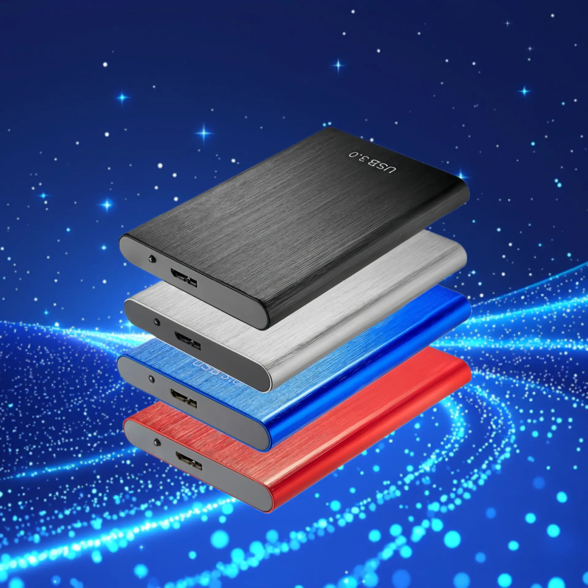 Ultra Thin 2.5 Inch Portable External Solid State Drive 1TB 2TB High Speed Storage Expansion Hardware