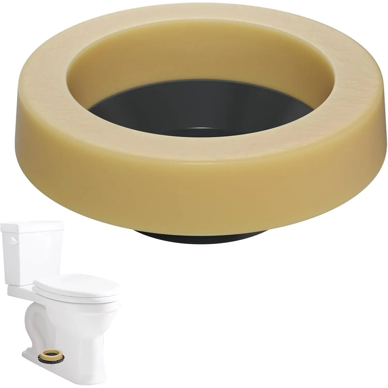 Extra Thick Toilet Wax Ring, Wax Ring for Toilet Bowl