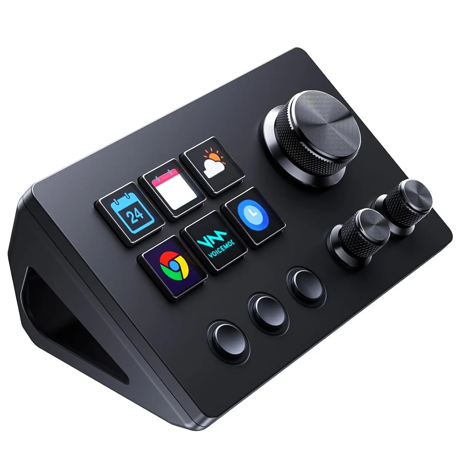 Stream Controller SE Stream Control Deck with 6 Customizable LCD Macro  to Trigger Actions in OBS Twitch YouTube for Content Creators Streaming Gaming Compatible with PC &