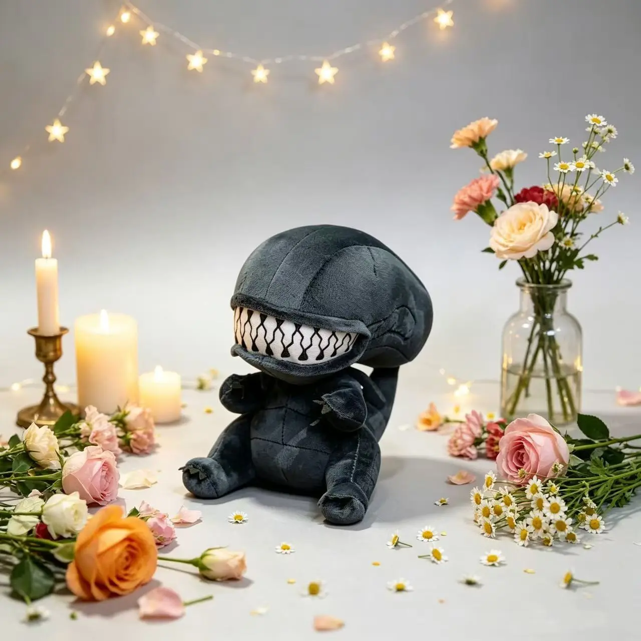 Soft Plush Alien Monster Doll, Cute Cartoon Holiday Decoration, Healing Pillow, Perfect Gift for Boys and Girls, Birthday and Festival Gifts, Cuddly Stuffed Animals